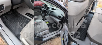 Всепогодні килимки в салон Honda CRV 2012–2017 HAVOC™ Maximum Coverage Всепогодні килимки в салон Honda CRV 2012–2017 HAVOC™ Maximum Coverage — фото 3