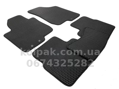 Килимки в салон Kia Ceed 2006-2012, EVA, чорні, 5 шт., AVTM BLCEV1260 — фото 2