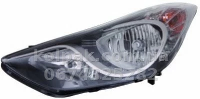 Front right headlight Hyundai Elantra 2010-2014, electric adjustment, with levelling motor, H7/H1/PY21W/W5W, Depo, 221-1162R-LDEM2 Front right headlight Hyundai Elantra 2010-2014, electric adjustment, with levelling motor, H7/H1/PY21W/W5W, Depo, 221-1162R-LDEM2 β photo 1