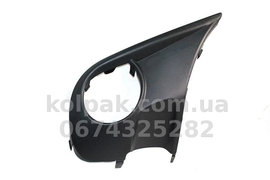 Права решітка бампера Volkswagen Touareg 2007-2009, з отвором для протитуманної фари, AVTM, 7L6853664H, 7410 996 Права решітка бампера Volkswagen Touareg 2007-2009, з отвором для протитуманної фари, AVTM, 7L6853664H, 7410 996 — фото 1