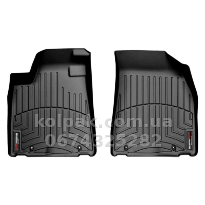 Килимки в салон Lexus RX 2009-2013, з бортиком, передні, чорні, Weathertech 442291