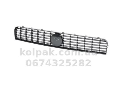Решітка радіатора Fiat Grande Punto 2005-2008, чорна, AVTM, 182607990