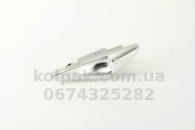 Передній правий покажчик повороту BMW X3 F25 2010-2017/X5 E70 2006-2013, із лампами, LED, на крилі білий Depo 444-1412R-AE — фото 2