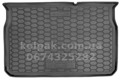 Поліуретановий килимок у багажник Citroen C3 2017-, 111643 Avto-Gumm
