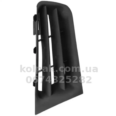 Ліва решітка бампера Renault Megane 2 2003-2006, чорна, AVTM, 7701474478, 185608917 Ліва решітка бампера Renault Megane 2 2003-2006, чорна, AVTM, 7701474478, 185608917 — фото 2