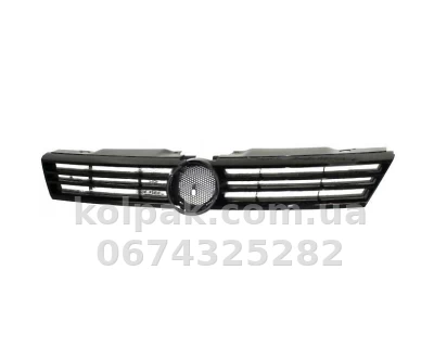 Решітка радіатора Volkswagen Jetta 2011-2014, чорна, з молдингами, AVTM, 187430990 Решітка радіатора Volkswagen Jetta 2011-2014, чорна, з молдингами, AVTM, 187430990