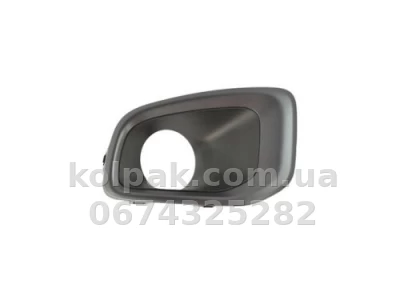 Решітка бампера Jeep Renegade 2014-2019, з отв. для протитуманної фари, зовнішнє виконання, ліва, світлий окуляр, AVTM, 5XB32XS9AA, 183808915