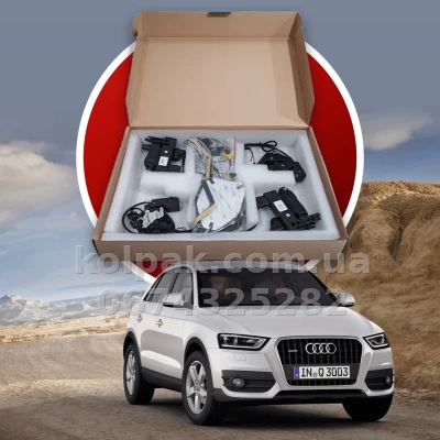 Дотягувачі автомобільних дверей Audi Q3 2011–2016, 4 шт. Дотягувачі автомобільних дверей Audi Q3 2011–2016, 4 шт.