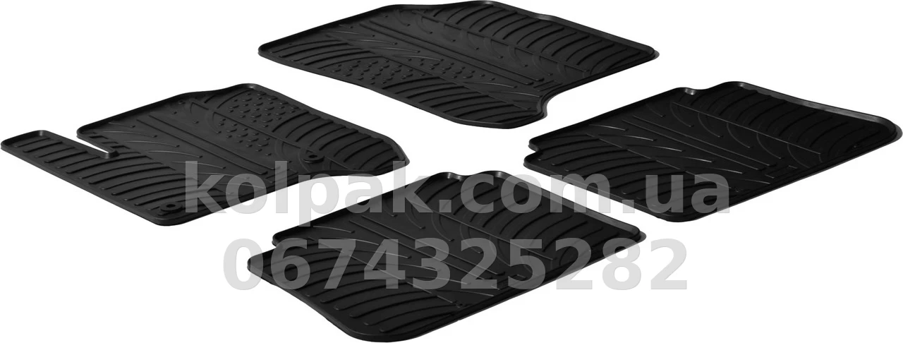 Floor mats for Citroen C3 Picasso 2008-2017, GledRing, GR 0122 Floor mats for Citroen C3 Picasso 2008-2017, GledRing, GR 0122 β photo 1