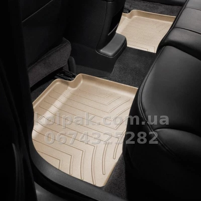 Килимки в салон Mercedes-Benz E-Class W213 2016-, з бортиком, задні, бежеві, Weathertech 459462 Килимки в салон Mercedes-Benz E-Class W213 2016-, з бортиком, задні, бежеві, Weathertech 459462 — фото 2