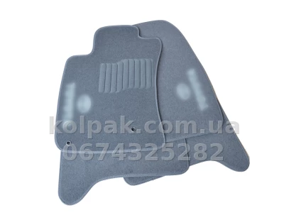 Ворсові килимки в салон Toyota Land Cruiser Prado 120 2003-2009, сірі, 5 шт., AVTM GRCR1636 Ворсові килимки в салон Toyota Land Cruiser Prado 120 2003-2009, сірі, 5 шт., AVTM GRCR1636 — фото 6