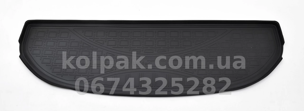 Polyurethane boot mat for Hyundai Santa Fe 2018-, 7 seats, short, Norplast NPA00-T31-532 Polyurethane boot mat for Hyundai Santa Fe 2018-, 7 seats, short, Norplast NPA00-T31-532 β photo 1