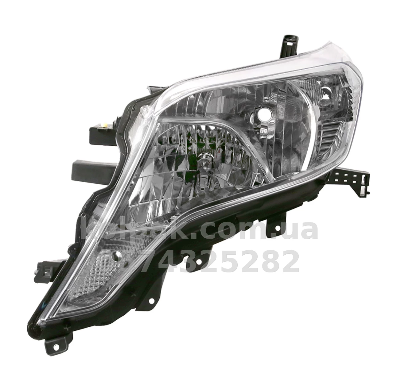 Front left headlight Toyota Land Cruiser Prado 150 (J15) 2013-2017, electric adjustment, without levelling motor (H11/HB3/WY21W/), Depo, 21211Y2LLDEM Front left headlight Toyota Land Cruiser Prado 150 (J15) 2013-2017, electric adjustment, without levelling motor (H11/HB3/WY21W/), Depo, 21211Y2LLDEM β photo 1