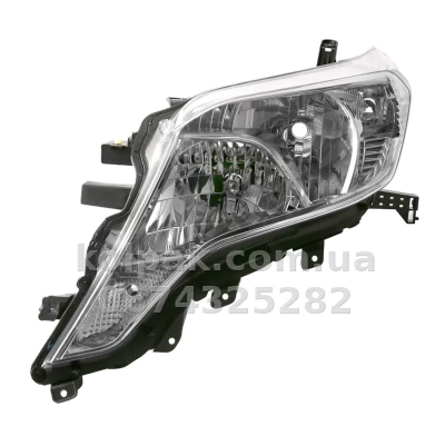 Передня ліва фара Toyota Land Cruiser Prado 150 (J15) 2013-2017, електричне регулювання, без коректора (H11/HB3/WY21W/), Depo, 21211Y2LLDEM Передня ліва фара Toyota Land Cruiser Prado 150 (J15) 2013-2017, електричне регулювання, без коректора (H11/HB3/WY21W/), Depo, 21211Y2LLDEM