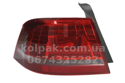 Задній лівий ліхтар Volkswagen Passat B7 2011-2014, зовнішній LED, Depo, 441-19C6L-AE