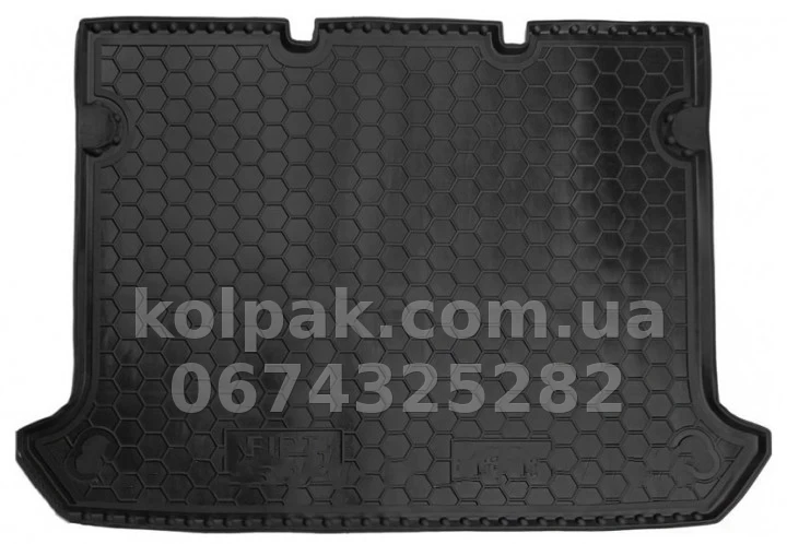 Boot mat for Fiat Doblo 2001-, 5 seats, short wheelbase without mesh, 211502 Avto-Gumm Boot mat for Fiat Doblo 2001-, 5 seats, short wheelbase without mesh, 211502 Avto-Gumm β photo 1