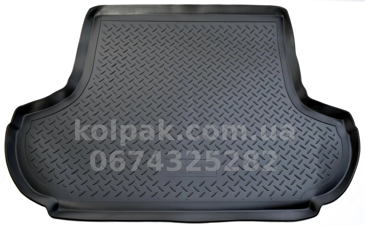 Polyurethane boot mat for Citroen C-Crosser 2007-, Norplast NPA00-T14-400 Polyurethane boot mat for Citroen C-Crosser 2007-, Norplast NPA00-T14-400 β photo 1