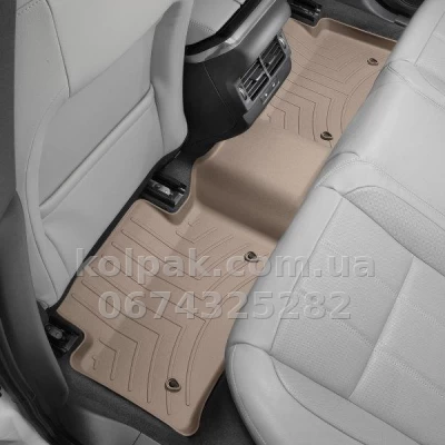 Floor mats for Land Rover Range Rover Evoque 2019-, with raised edges, rear, beige, Weathertech 4515412 Floor mats for Land Rover Range Rover Evoque 2019-, with raised edges, rear, beige, Weathertech 4515412 β photo 2