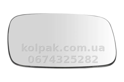 Правий вкладиш дзеркала Volkswagen Caddy 1995-2004/Passat 1988-1995, опуклий, AVTM, 6K9857522C, 186402154