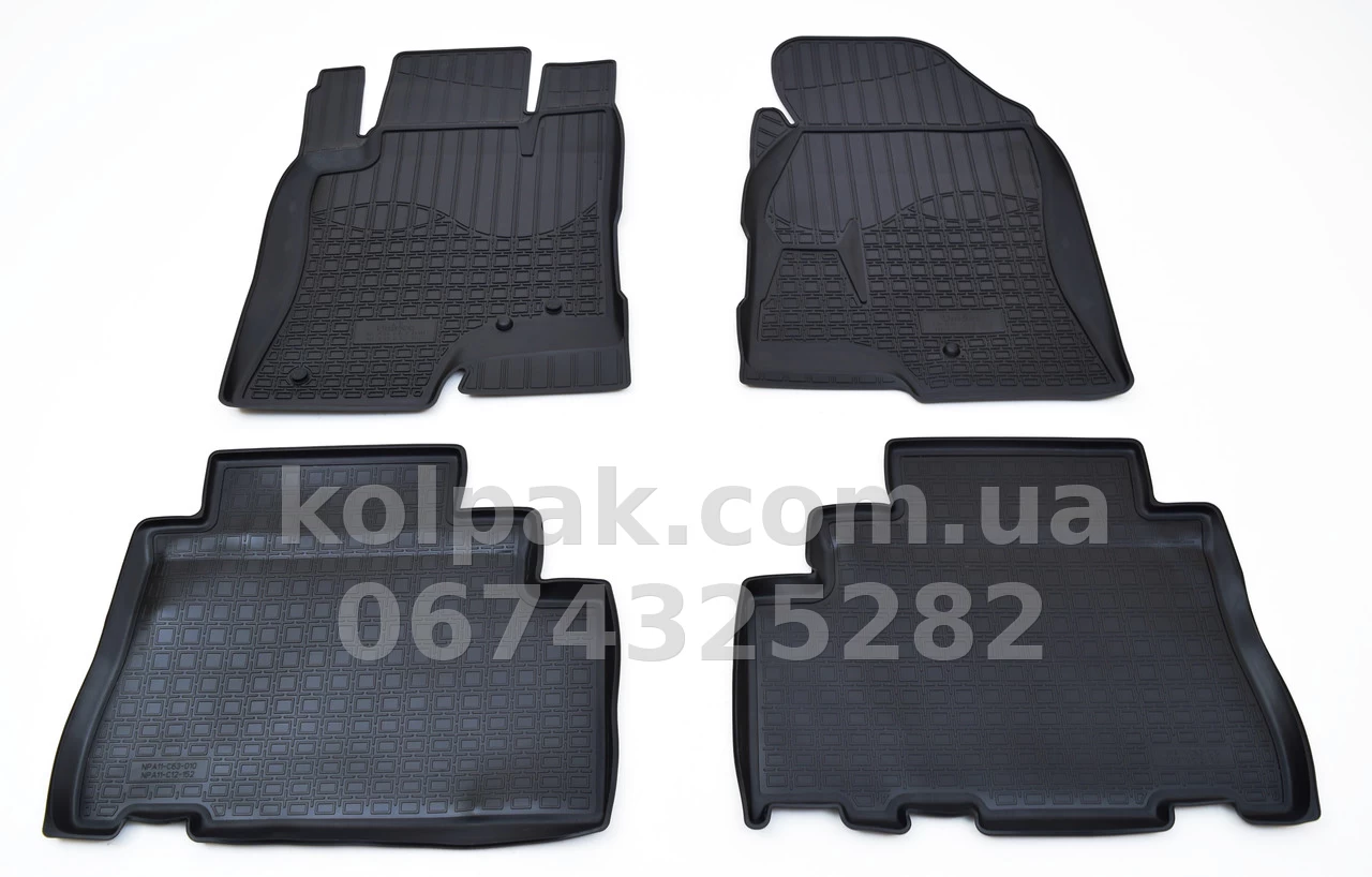 Polyurethane floor mats for Chevrolet Captiva 2012-, Norplast, NPA11-C12-152 Polyurethane floor mats for Chevrolet Captiva 2012-, Norplast, NPA11-C12-152 β photo 1