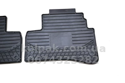 Оригінальні килимки в салон Mercedes-Benz S-Class W222 2013-, гумові, задні 2 шт., A22268050489G33 — фото 7