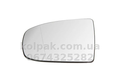Лівий вкладиш дзеркала BMW X5 E70 2007-2012/X6 E71 2008-2013, асферичний, із підігрівом, AVTM, 51167174979, 186471889