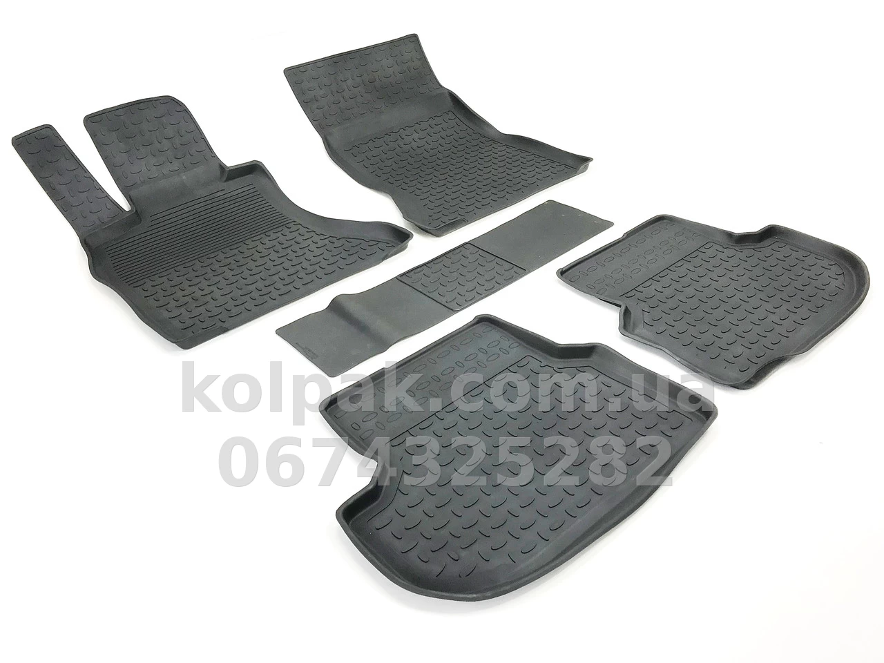 Floor mats for BMW 5-Series F10 2013-2016, Rubber, 5 pcs, Seintex, 88278 Floor mats for BMW 5-Series F10 2013-2016, Rubber, 5 pcs, Seintex, 88278 β photo 1