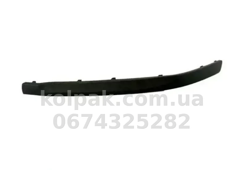 Правий молдинг переднього бампера Skoda Octavia A5 (1Z3/1Z5) 2005-2009, чорний, крім RS AVTM 186407914 Правий молдинг переднього бампера Skoda Octavia A5 (1Z3/1Z5) 2005-2009, чорний, крім RS AVTM 186407914 — фото 1