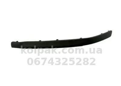 Правий молдинг переднього бампера Skoda Octavia A5 (1Z3/1Z5) 2005-2009, чорний, крім RS AVTM 186407914 Правий молдинг переднього бампера Skoda Octavia A5 (1Z3/1Z5) 2005-2009, чорний, крім RS AVTM 186407914