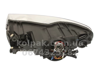 Передня права фара Volkswagen Touareg 2007-2009, H7/H9, електричне регулювання, із моторчиком, Depo, 441-11C2RMLD-EM — фото 2