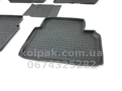 Floor mats for Honda Civic 2006-2011, 4D, Rubber, 5 pcs, Seintex, 81892 — photo 6
