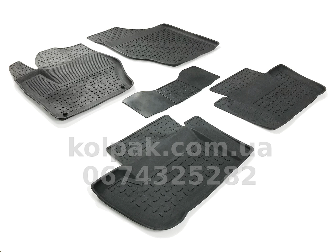 Floor mats for Peugeot 308 2008-/408 2012-/Citroen C4 SD 2008-, Rubber, 5 pcs, Seintex, 83750 Floor mats for Peugeot 308 2008-/408 2012-/Citroen C4 SD 2008-, Rubber, 5 pcs, Seintex, 83750 β photo 1