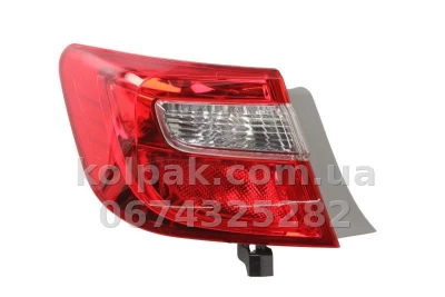 Задній лівий ліхтар Toyota Camry 2011-2014, EUR, зовнішній, Depo, 112-1936L-U