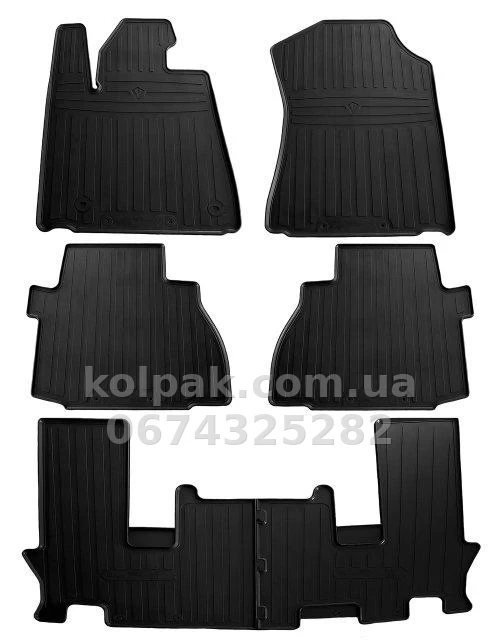 Floor mats for Toyota Sequoia 2 2008- 6 pcs, Stingray, 1022386 Floor mats for Toyota Sequoia 2 2008- 6 pcs, Stingray, 1022386 β photo 1