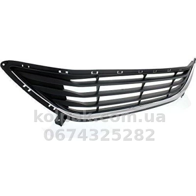 Решітка бампера Hyundai Elantra 2011-2014, середня, із хромованим молдингом, AVTM, 865603Y000, 3228 910 — фото 2
