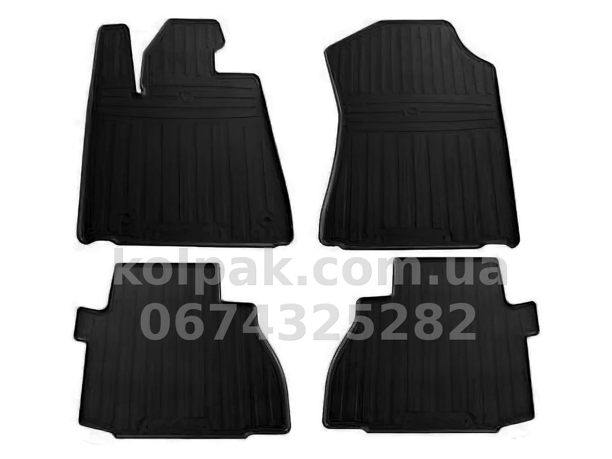Floor mats for Mercedes-Benz GLS-Class X167 2019-, with plastic clips, 4 pcs, Stingray, 1012464 Floor mats for Mercedes-Benz GLS-Class X167 2019-, with plastic clips, 4 pcs, Stingray, 1012464 β photo 1