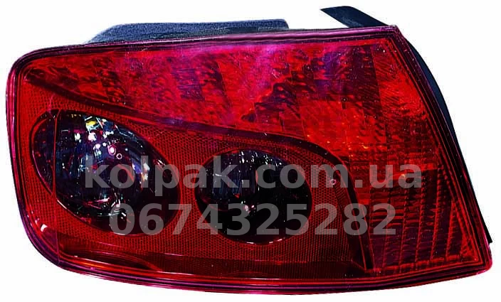 Rear left light Peugeot 407 2004-2008, Depo, 550-1937L-UE Rear left light Peugeot 407 2004-2008, Depo, 550-1937L-UE β photo 1