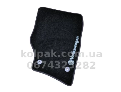 Ворсові килимки в салон Volkswagen Touareg 2002-2010, чорні, 5 шт., AVTM BLCCR1687 Ворсові килимки в салон Volkswagen Touareg 2002-2010, чорні, 5 шт., AVTM BLCCR1687 — фото 3