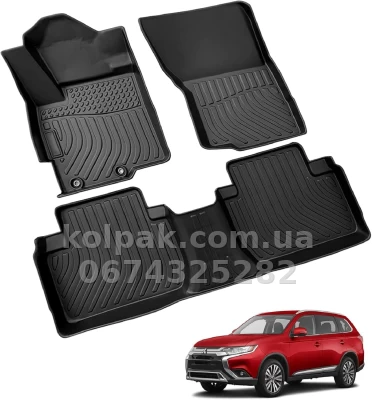Всепогодні килимки в салон Mitsubishi Outlander 7 місць 2012–2021 HAVOC™ Maximum Coverage Всепогодні килимки в салон Mitsubishi Outlander 7 місць 2012–2021 HAVOC™ Maximum Coverage — фото 6