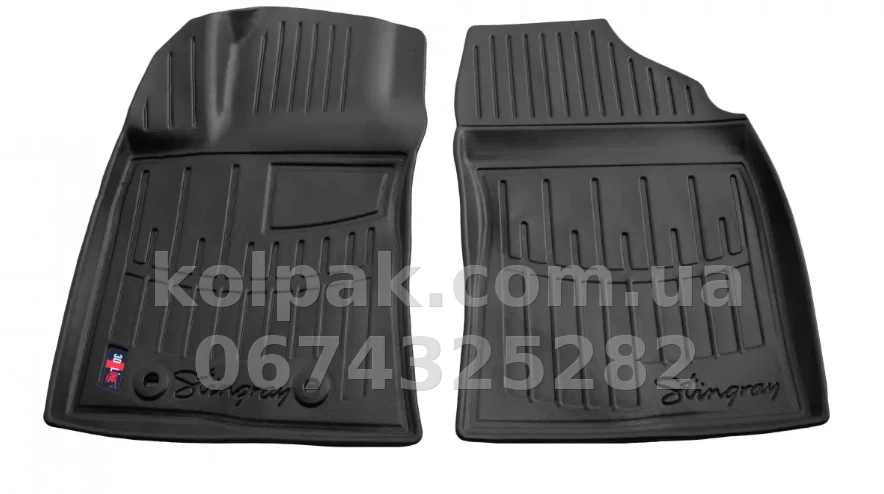 Поліуретанові килимки в салон Toyota Avensis T27 2009-2018, з бортиком, 2 шт., Stingray, 5022142 Поліуретанові килимки в салон Toyota Avensis T27 2009-2018, з бортиком, 2 шт., Stingray, 5022142 — фото 1