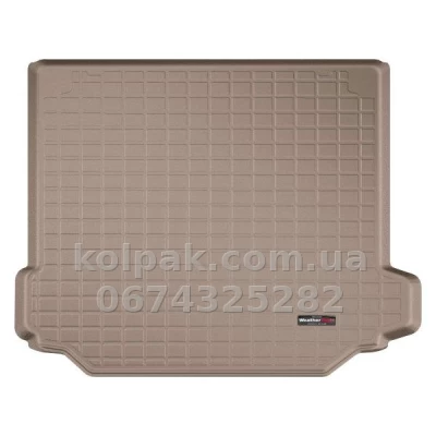 Килимок у багажник BMW X5 2019-, 5 місць, без вантажної системи, бежевий, WeatherTech 411237 — фото 3