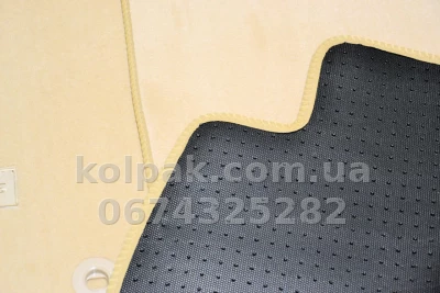 Ворсові килимки в салон Lexus LХ570 2013-, Premium, бежеві, AVTM BGLX1305 — фото 7