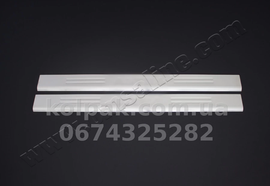 Chrome door sill trims (2 pcs) Opel Astra G 1998-2009, OmsaLine, 5201092 Chrome door sill trims (2 pcs) Opel Astra G 1998-2009, OmsaLine, 5201092 β photo 1