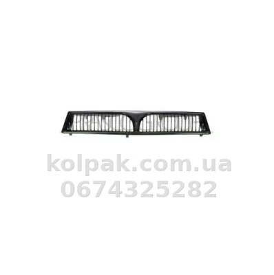 Решітка радіатора Mitsubishi Galant 1997-2004, EUR, хромована/чорна, AVTM, 183726990