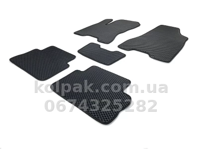 Килимки в салон Nissan X-Trail T31 2007-2014, EVA, чорні, 5 шт., AVTM BLCEV1433 — фото 2