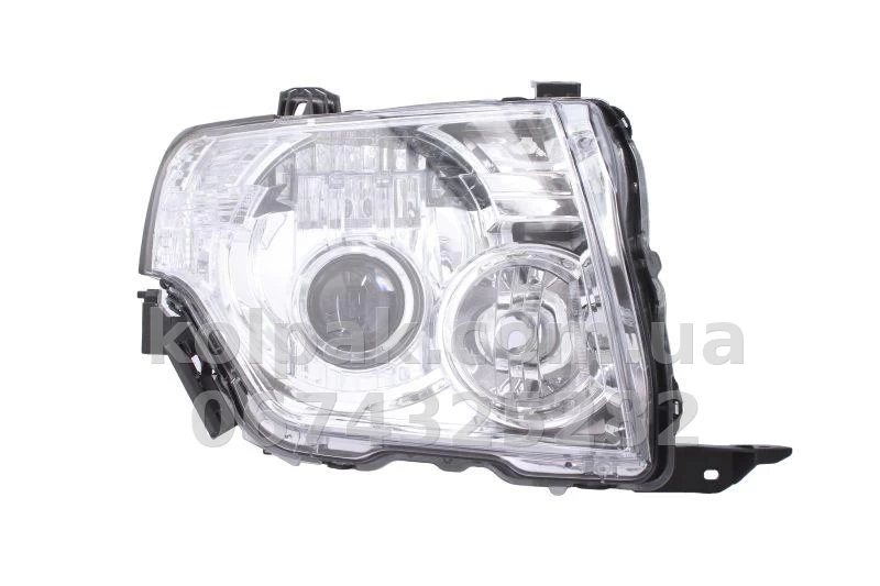 Front right headlight Mitsubishi Pajero 4 2007-2009, xenon D2S/H9, electric adjustment, Depo, 214-1186R-LDHEM Front right headlight Mitsubishi Pajero 4 2007-2009, xenon D2S/H9, electric adjustment, Depo, 214-1186R-LDHEM β photo 1