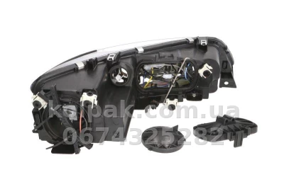 Передня ліва фара Mazda 6 (GG) 2002-2005, H1/H1, електричне регулювання, Depo, 216-1147L-LD-EM — фото 2