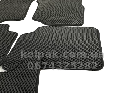 Килимки в салон Mitsubishi Lancer 2003-2007, EVA, чорні, 5 шт., AVTM BLCEV1392 Килимки в салон Mitsubishi Lancer 2003-2007, EVA, чорні, 5 шт., AVTM BLCEV1392 — фото 4