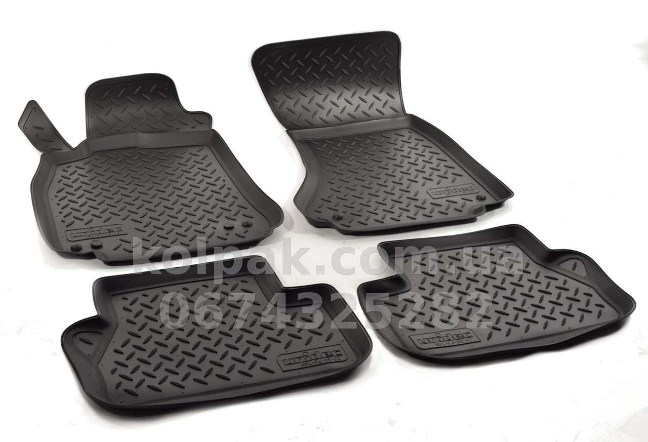 Polyurethane floor mats for Audi A4 B8 2007-, Norplast, NPL-Po-05-02 Polyurethane floor mats for Audi A4 B8 2007-, Norplast, NPL-Po-05-02 β photo 1