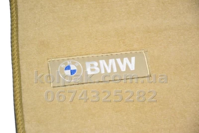 Ворсові килимки в салон BMW X5/X6 E70/E71 2006-2013, Premium, бежеві, AVTM BGLX1058 Ворсові килимки в салон BMW X5/X6 E70/E71 2006-2013, Premium, бежеві, AVTM BGLX1058 — фото 8